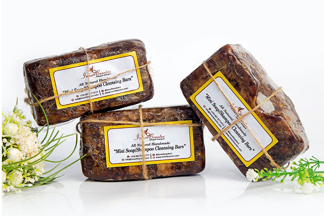 HANDMADE SOAPS African Black Soap Bars